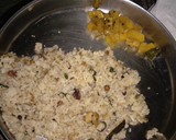 பூண்டு மற்றும் மிளகு சாதம் with உருளைக்கிழங்கு (Poondu milagu sa ரெசிபி ஸ்டேப் 3 புகைப்படம்