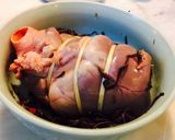 Hình bước làm 4 của món Trái tim trói buộc