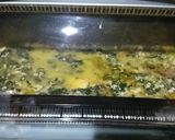Foto langkah ke 8 dari resep Omelet bayam panggang with cheese and smoke beef (spinach cheese combo with smoke beef).