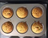 Hình bước làm 5 của món Banana muffins with almonds
