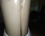 A picture of step 3 of Apple Banana shake.