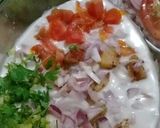 A picture of step 3 of Bondi chaat.