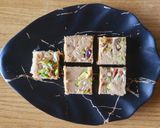 A picture of step 4 of Rajgira burfi.