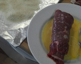 Foto del paso 4 de la receta: Rollitos de ternera con jamón y queso