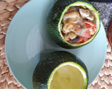 Foto del paso 4 de la receta: Calabacines redondos rellenos de pavo y verduras