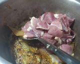 A picture of step 1 of Spicy Beef Biryani.