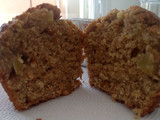 Budín integral de manzana y avena