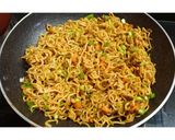 A picture of step 4 of Chowmein.