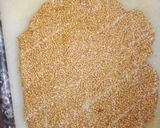 A picture of step 6 of Til chikki.