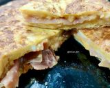 Foto del paso 4 de la receta Tortilla de croissant y jamón