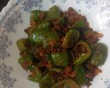 Capsicum besan bhaji recipe step 4 photo