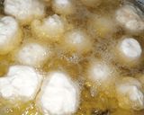 A picture of step 2 of Nigerian puff puff.