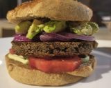 Foto del paso 3 de la receta: Hamburguesa de lentejas y guacamole