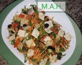 A picture of step 3 of Eastern Mediterranean salad.