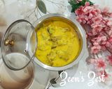 A picture of step 5 of Drumstick Leaves Kadhi Pakoras.