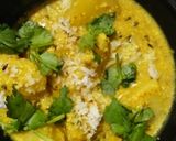 A picture of step 8 of Kashmiri Dum Aloo.