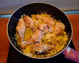Foto del paso 3 de la receta: Pollo con verduras y arroz