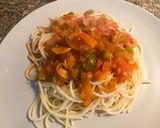 รูปขั้นตอนการทำที่ 6 ของ Veggie spaghetti tomato sauce