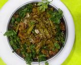A picture of step 6 of Aachari Guwar sabji.