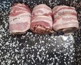 Baconba tekert darált hús 🥓🥩🥓🍄 recept fázis 3 fotója