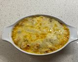 A picture of step 11 of Mapo tofu gratin.