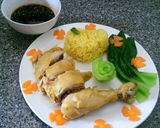 Hình bước làm 5 của món Cơm Gà Nấu Nồi Cơm Điện