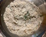 A picture of step 1 of Dal Dhokli / Dal Tikki.