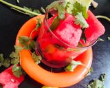 A picture of step 3 of Watermelon 🍉🍉🍉🍉😀🍉 salsa.