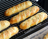 Foto langkah ke 7 dari resep Roti Parmesan Cheese Parmesan Breadstick empuk tapi kokoh.