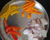 A picture of step 6 of Schezwan sandwich dosa.