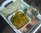 A picture of step 1 of Dahi mix veg curry.