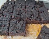 Pas rețetă Brownie vegană de quinoa și afine! 4 fotografie