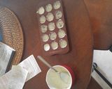 A picture of step 4 of Chocolates with ganache filling.