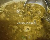 A picture of step 2 of Radish Leaves Curry (Mulyachi Patal Bhaji).