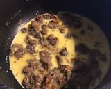 Une image de l'étape 5 de Velouté au foie gras et morilles fraîches.