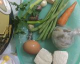 Foto langkah ke 1 dari resep Sup Bakso Buncis Tahu Telur Wortel.