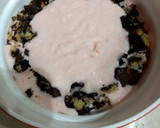 A picture of step 5 of Diet kheer with cocoa cake.