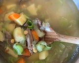 A picture of step 4 of Simple Leftover Lamb Chunky Soup.