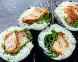 A picture of step 6 of Japanese Tonkatsu Roll.