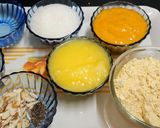 A picture of step 1 of Mithi Boondi.