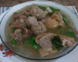 Foto langkah ke 6 dari resep Bakso Komplit Bikin Nambah Terus.