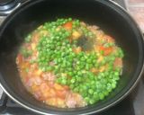 Foto del paso 3 de la receta: Pasta con chícharos y tocino