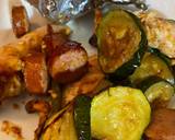 Sheet pan barbecue chicken and sausage recipe step 5 photo