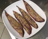 Une image de l'étape 4 de Filets de maquereau à la moutarde truffée et persil.