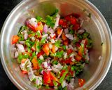 પાઉંભાજી બ્રુશેટા (Pavbhaji bruschetta recipe in Gujarati) રેસીપી સ્ટેપ3ફોટો