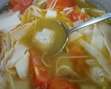 Hình bước làm 3 của món Canh măng chua chả cá