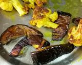 A picture of step 1 of Winter Vegetables simple curry.