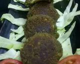 A picture of step 8 of Palak Chole Tikki.