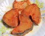 A picture of step 1 of Muj Gaad (Kashmiri Style Fish Curry).