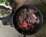 Foto del paso 3 de la receta: Anchoa a las brasas perfumada con perejil, jengibre y ají